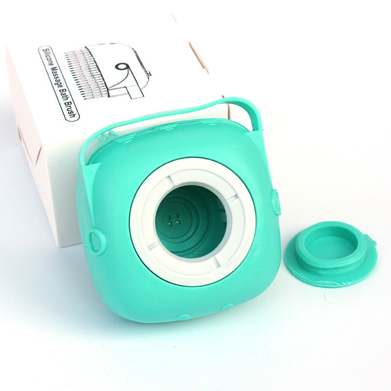 "Pet Spa in Your Hand – Silicone Shampoo Brush for Easy Bath Time"