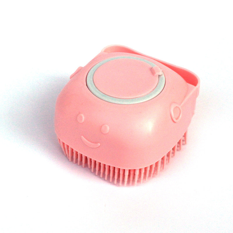 "Pet Spa in Your Hand – Silicone Shampoo Brush for Easy Bath Time"