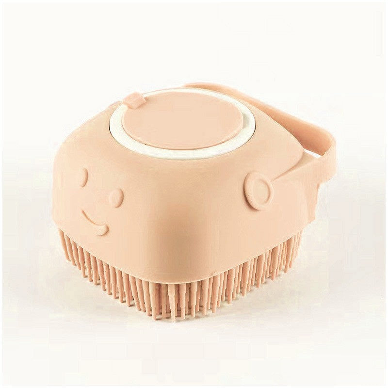 "Pet Spa in Your Hand – Silicone Shampoo Brush for Easy Bath Time"